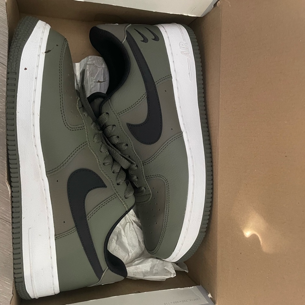 Olive and Black Sneakers